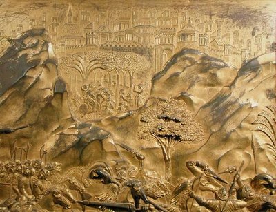 The Story of David and Goliath (detail) by Lorenzo Ghiberti