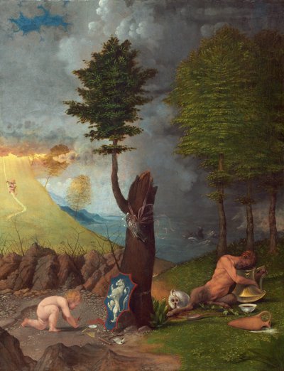 Allegory of Virtue and Vice, 1505 by Lorenzo Lotto