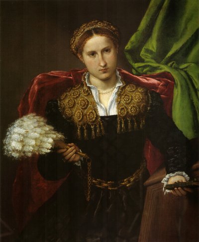 Portrait of Laura da Pola, Wife of Febo da Brescia by Lorenzo Lotto