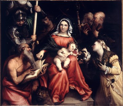 The Mystical Marriage of Saint Catherine by Lorenzo Lotto