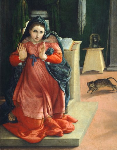 The Recanati Annunciation, circa 1532 by Lorenzo Lotto