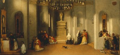 The Calling of Saint Lucia by Lorenzo Lotto