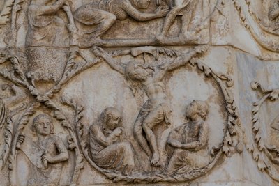 Crucifixion (detail) by Lorenzo Maitani