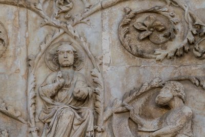 Jesse Tree and Messianic Prophecies (detail) by Lorenzo Maitani