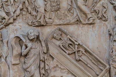 Prophet Ezekiel (detail) by Lorenzo Maitani