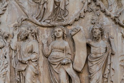 Prophets (detail) by Lorenzo Maitani