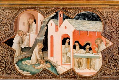 Altarpiece of the Coronation of the Virgin by Lorenzo Monaco