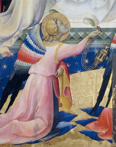 Kneeling Angel (detail) by Lorenzo Monaco