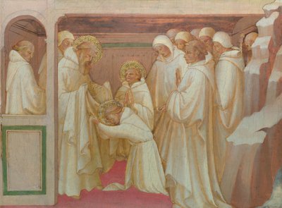 Saint Benedict Admitting Saints into the Order by Lorenzo Monaco