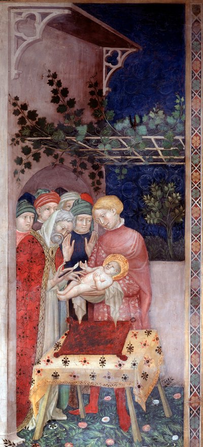 Circumcision of Saint John the Baptist by Lorenzo Salimbeni