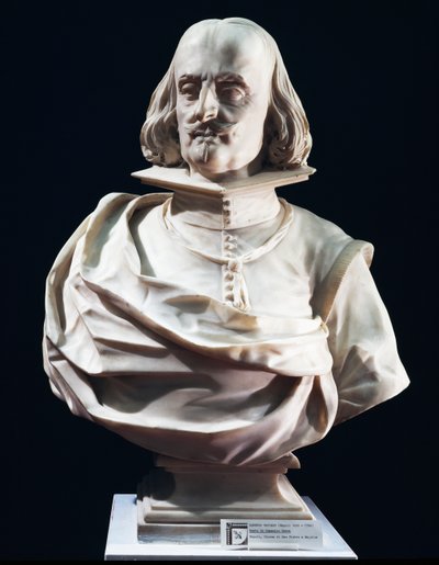 Marble Bust of Domenico Petra by Lorenzo Vaccaro
