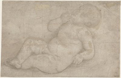Study for a Reclining Christ Child by Lorenzo di Credi (attributed to)