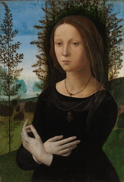 Portrait of a Young Woman by Lorenzo di Credi