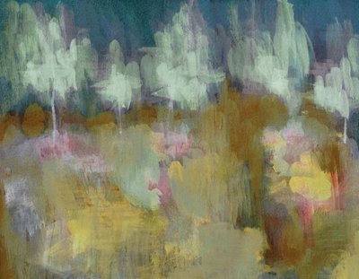 Dreamy Forest Abstract by Lori Ann Folz