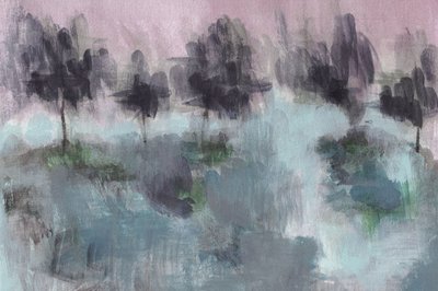 Misty Forest Abstraction by Lori Ann Folz