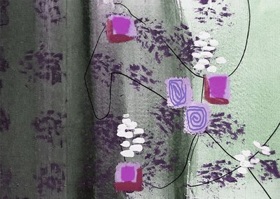 Modern Abstract Composition by Lori Ann Folz