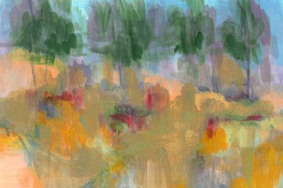 Vibrant Autumn Landscape by Lori Ann Folz