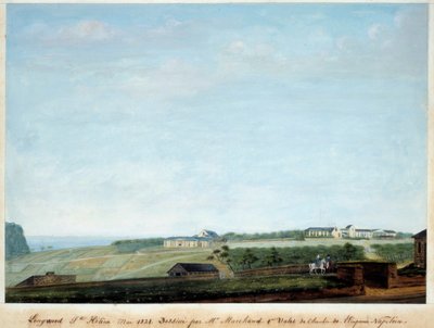 View of Longwood on the Island of Sainte Helene, May 1821 by Louis Joseph Marchand