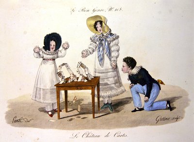 The Card House, Fashion Plate No.108 from 