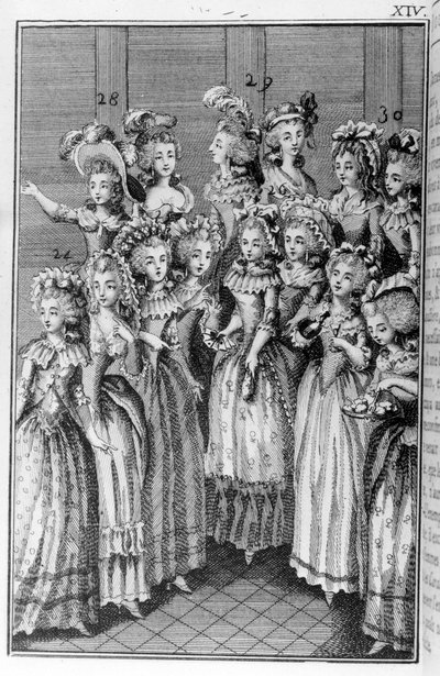 Illustration for the book by Nicolas Edme Restif de La Bretonne 