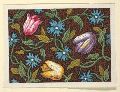 Floral Design for Printed Textiles by Louis Albert DuBois