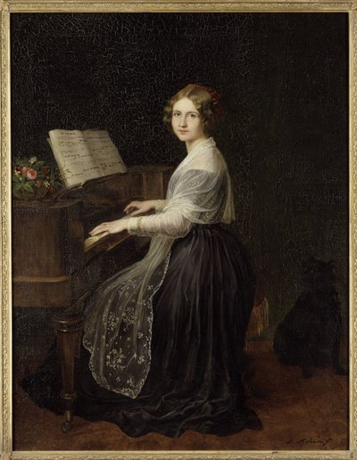 Portrait of the Soprano Jenny Lind (1820-1887) by Louis Asher
