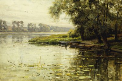 Meadow by the Riverbank by Louis Aston Knight