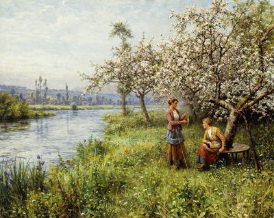 Country Women after Fishing on a Summer