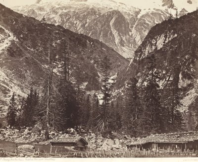 Chalet de Handeck, Hasli Valley, Canton Bern, Switzerland by Louis Auguste Bisson and Auguste Rosalie Bisson
