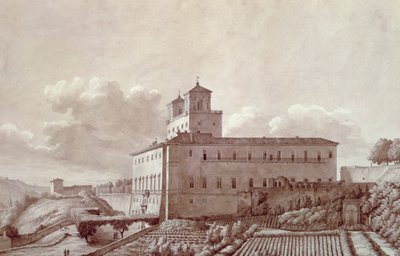 Villa Medici on Pincian Hill in Rome, by Louis-Auguste Boileau, Italy by Louis Auguste Boileau