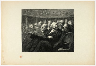 Orchestra Chairs, from Unique Edition of Thirty-Six Woodcuts by Louis Auguste Lepère