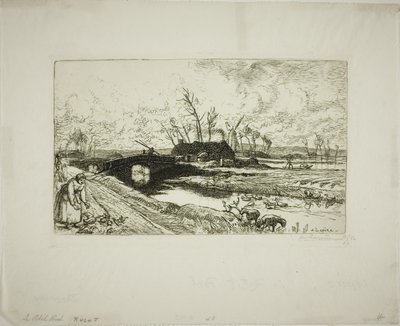The Little Bridge by Louis Auguste Lepère
