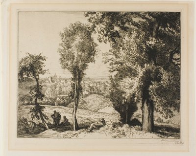 To Gentilly by Louis Auguste Lepère