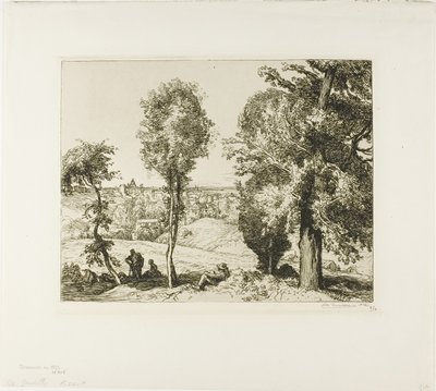 To Gentilly by Louis Auguste Lepère