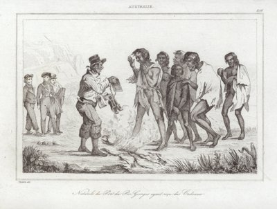 Naturelles du Port du Roi Georges by Louis Auguste de Sainson
