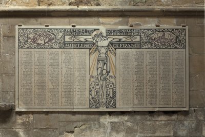 First World War memorial by Louis Barillet