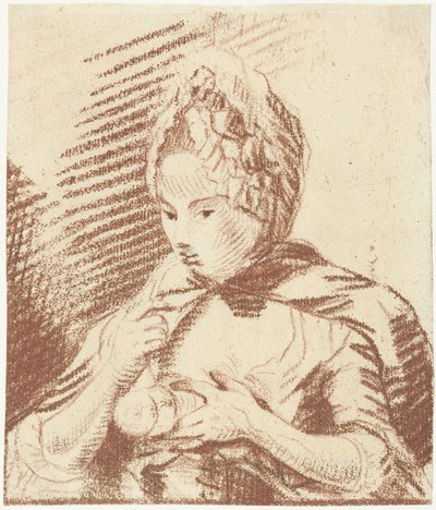 Young Mother Feeding Her Child with a Bottle by Louis Bernard Coclers