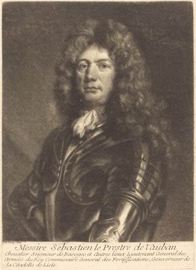 Portrait of Sebastien Le Prestre de Vauban by Louis Bernard after François de Troy