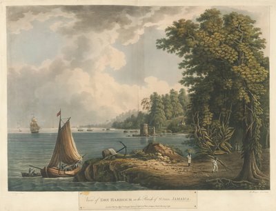 View of Dry Harbour in the Parish of St Ann, from Six Views in the Island of Jamaica by Louis Bélanger