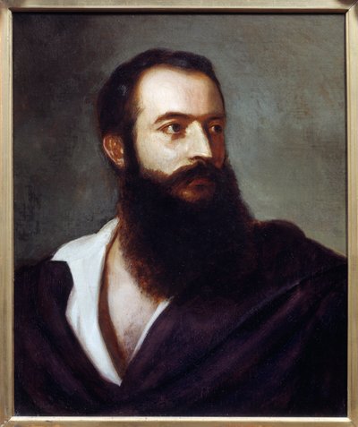 Portrait of Felice Orsini, Perpetrator of the 14 January 1858 Attack on Napoleon III by Louis Buchheister