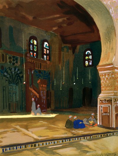 The Mosque of Sultan al-Ghuri, Cairo, Egypt, 1928 by Louis Cabanes