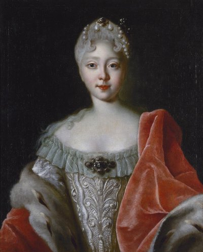 Portrait of Grand Duchess Elisabeth Petrovna by Louis Caravaque