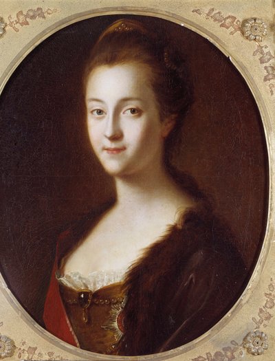 Portrait of Catherine II (1729-1796), Empress of Russia by Louis Caravaque