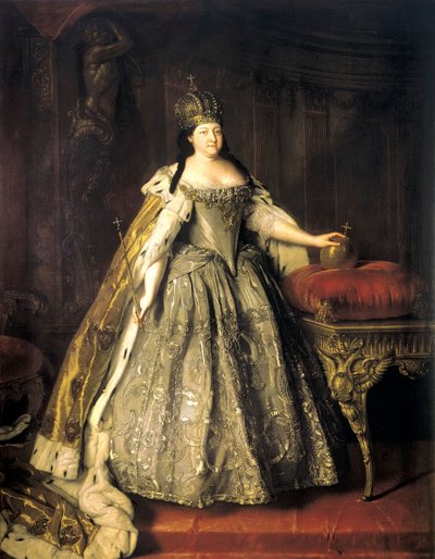 Portrait of Empress Anna Ioannovna by Louis Caravaque
