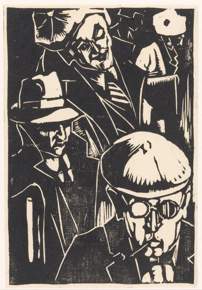Passersby by Louis Cardinaals (signed by artist)