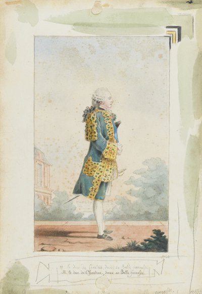 Louis Philippe II, Duke of Chartres by Louis Carrogis dit Carmontelle