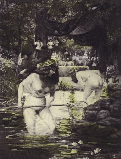 Ginevra and Isotta, Tenth Day, Sixth Story by Louis Chalon