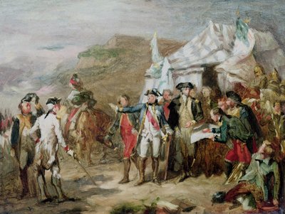 Sketch for the Battle of Yorktown, 1st to 17th October 1781, c.1836 by Louis Charles Auguste Couder