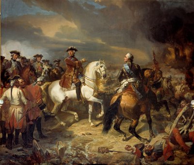 The Battle of Lawfeld by Louis Charles Auguste Couder