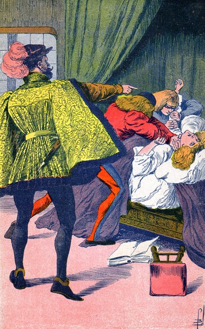 Cesare Borgia gets his brother killed by Louis Charles Bombled